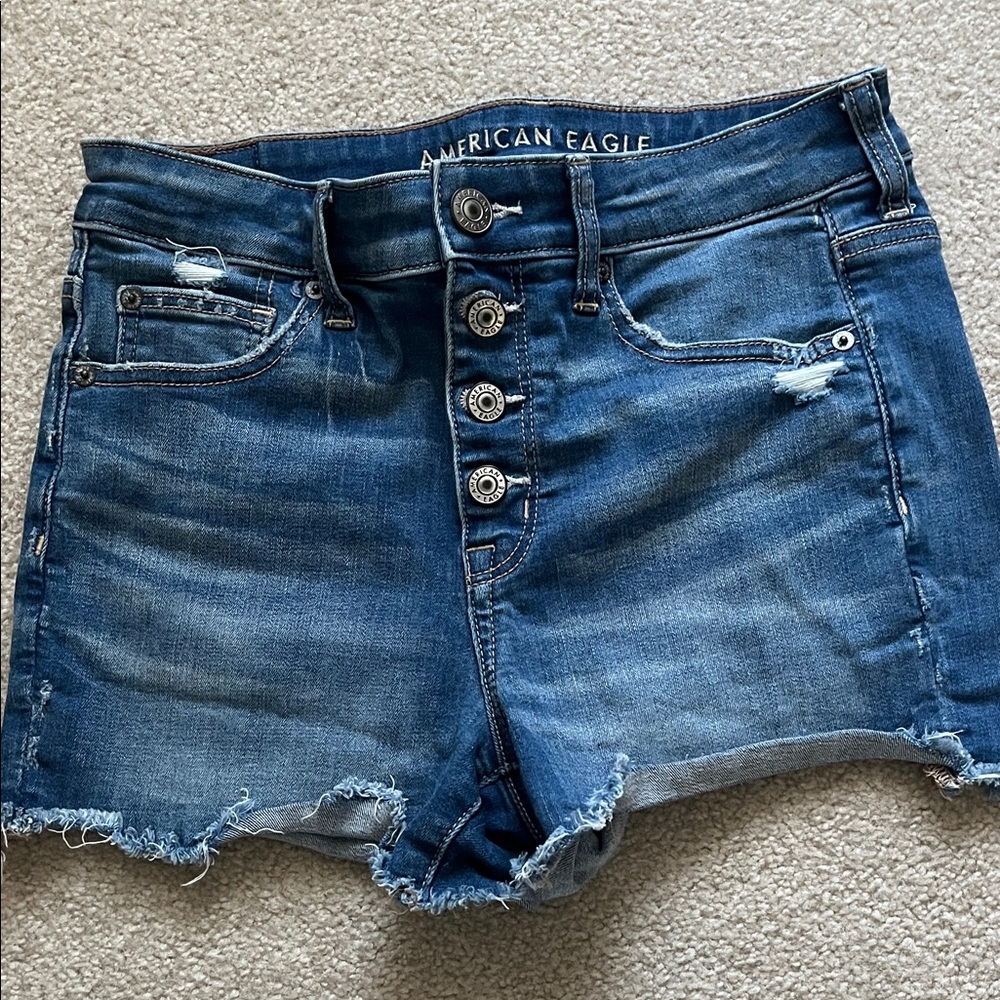 AEO Hi-Rise Denim Shortie